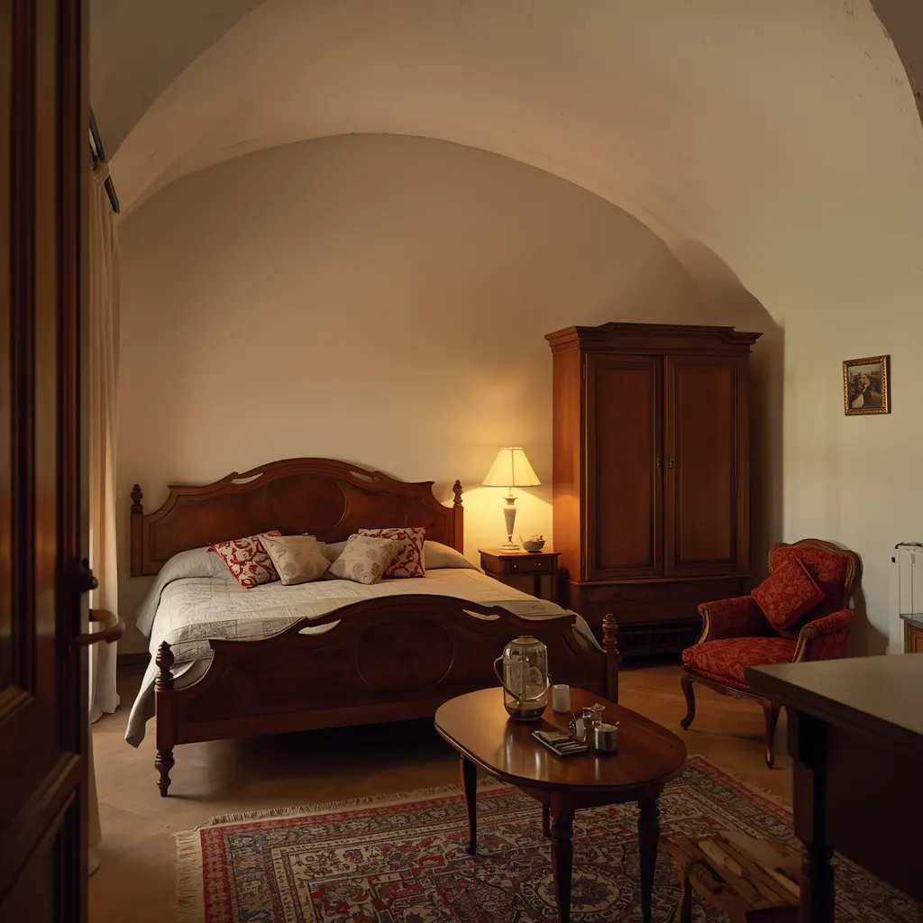 Habitación acogedora de la vivienda de una persona mayor en Barcelona